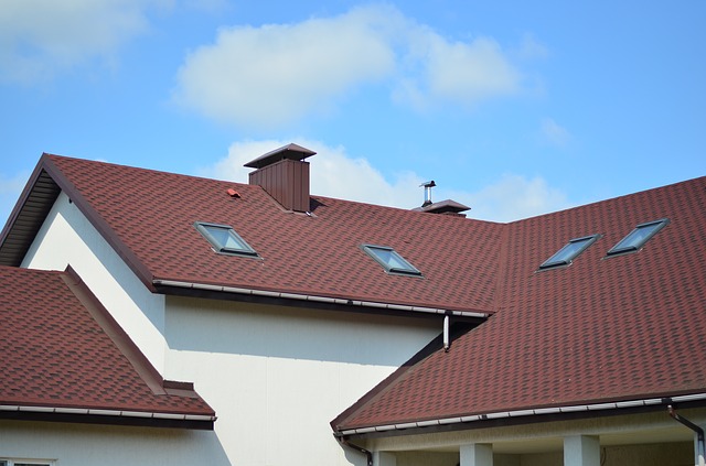 Roof of a house